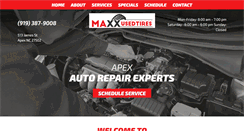 Desktop Screenshot of maxxusedtires.com