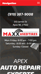 Mobile Screenshot of maxxusedtires.com